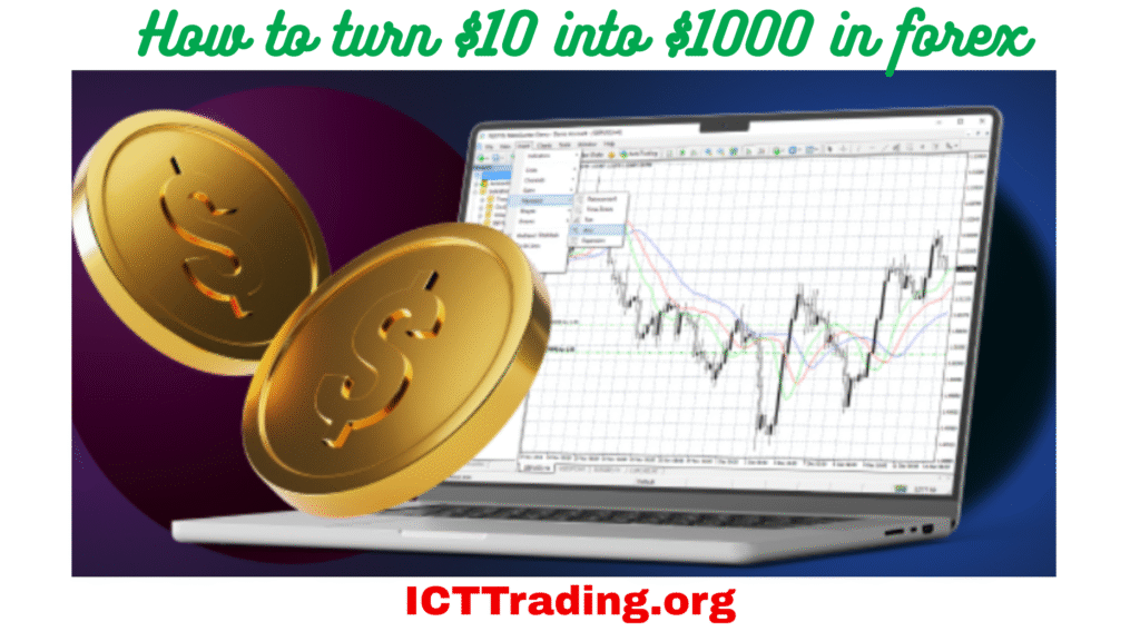 How to turn $10 into $1000 in forex